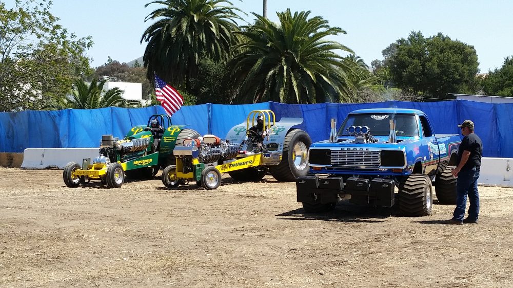 Cal Poly Tractor Pull Alan on the Go